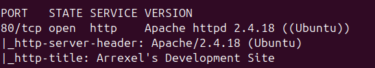 Bashed_ServiceScan